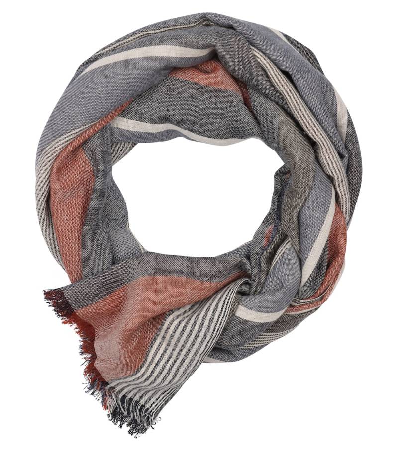 Große Größen Schal uni, Herren, rot, Größe: One Size, Baumwolle, Happy Size DE Men von CASAMODA