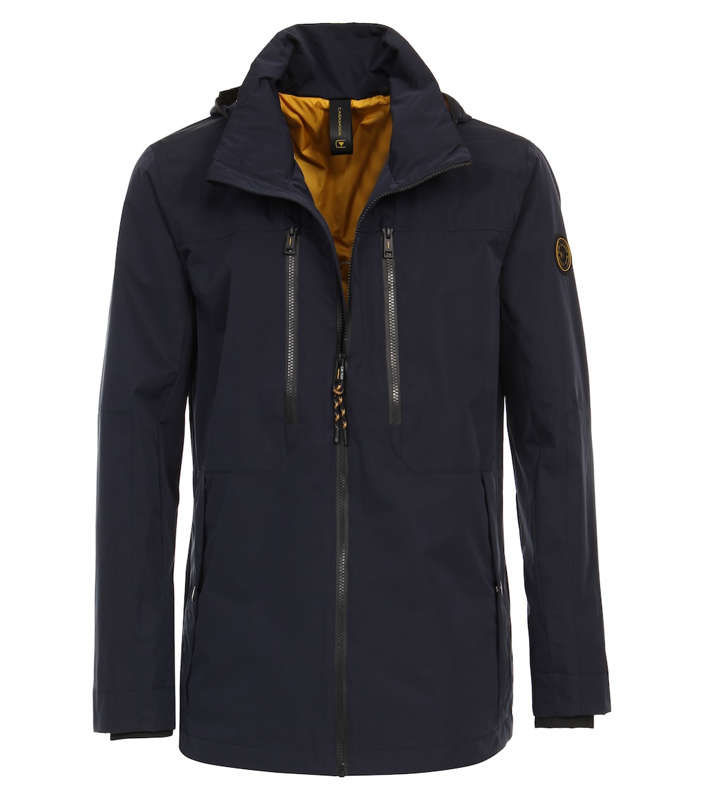 Große Größen Softshelljacke uni, Herren, grau, Größe: 3XL, Polyester, Happy Size DE Men von CASAMODA