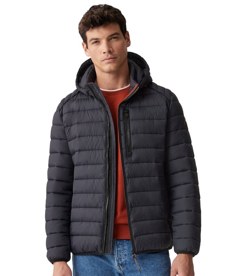 Große Größen Steppjacke uni, Herren, grau, Größe: XL, Nylon, Happy Size DE Men von CASAMODA