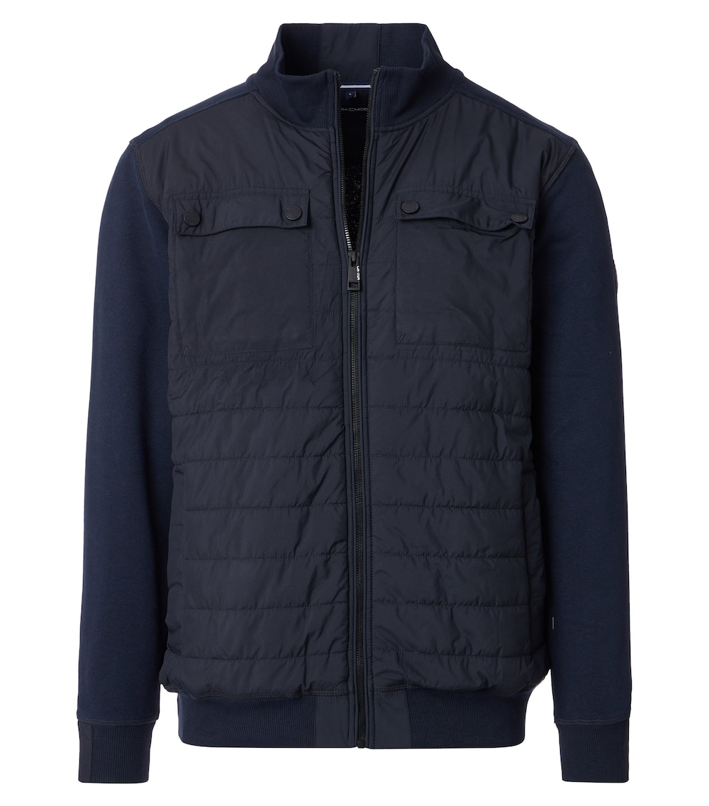 Große Größen Sweatjacke uni Basic Circular Knit, Herren, grau, Größe: L, Baumwolle/Polyester, Happy Size Men Große Größen Sweatjacke uni Basic Circular Knit, Herren, grau, Größe: L, Baumwolle/Polyester, Happy Size Men von CASAMODA