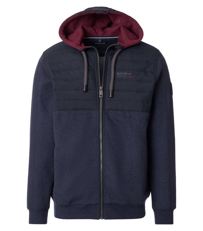 Große Größen Sweatshirt uni Basic Circular Knit, Herren, grau, Größe: 4XL, Baumwolle/Polyester, Happy Size DE Men von CASAMODA