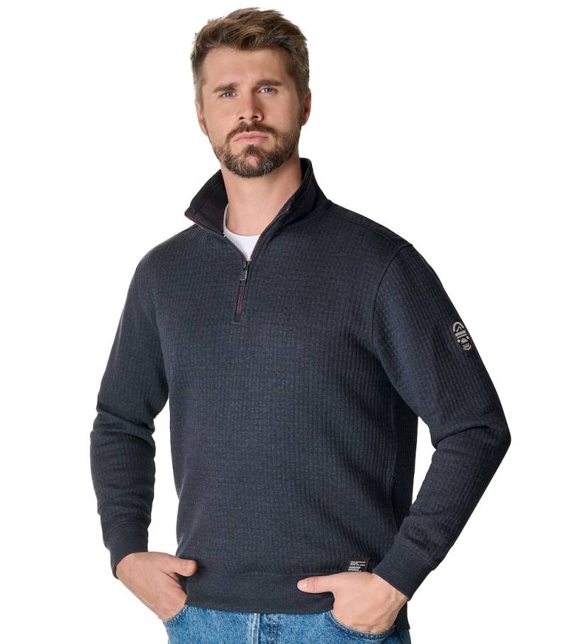 Große Größen Sweatshirt uni Basic Circular Knit, Herren, grau, Größe: 6XL, Baumwolle/Polyester, Happy Size DE Men Große Größen Sweatshirt uni Basic Circular Knit, Herren, grau, Größe: 6XL, Baumwolle/Polyester, Happy Size DE Men von CASAMODA