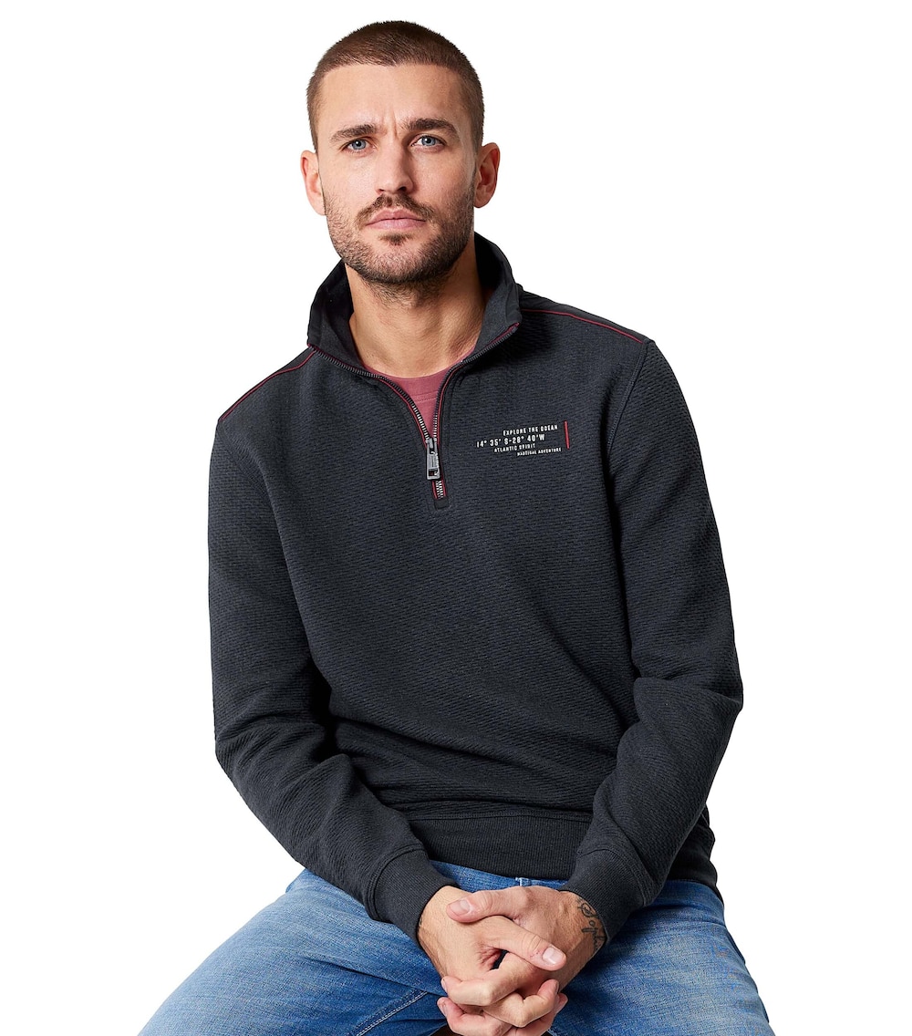 Große Größen Sweatshirt uni Basic Circular Knit, Herren, grau, Größe: XXL, Baumwolle/Polyester, Happy Size DE Men Große Größen Sweatshirt uni Basic Circular Knit, Herren, grau, Größe: XXL, Baumwolle/Polyester, Happy Size DE Men von CASAMODA