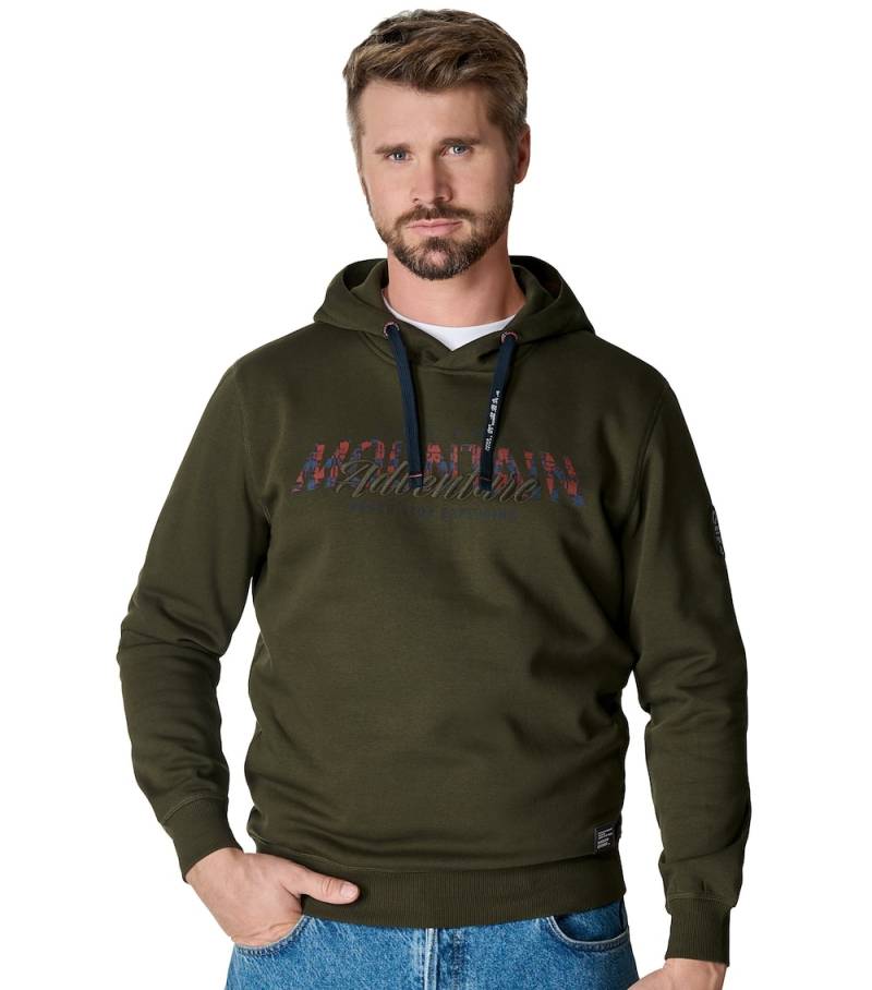 Große Größen Sweatshirt uni, Herren, grün, Größe: 5XL, Baumwolle/Polyester, Happy Size DE Men von CASAMODA