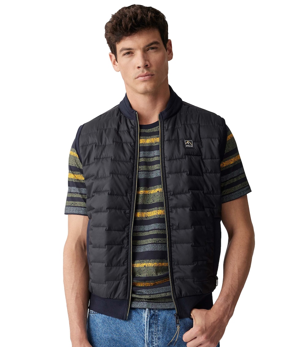 Große Größen Sweatweste uni, Herren, grau, Größe: 3XL, Baumwolle/Polyester, Happy Size DE Men von CASAMODA