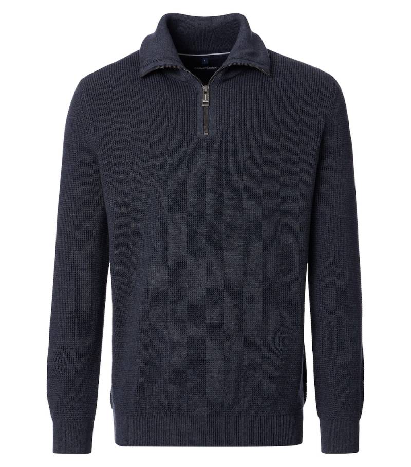 Große Größen Troyer uni, Herren, grau, Größe: 3XL, Baumwolle/Synthetische Fasern, Happy Size DE Men von CASAMODA