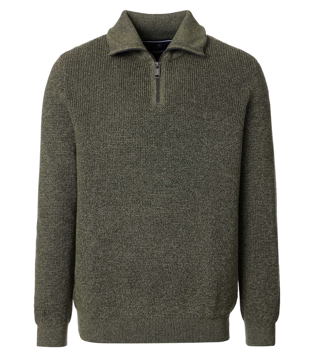 Große Größen Troyer uni, Herren, türkis, Größe: XL, Baumwolle/Synthetische Fasern, Happy Size DE Men von CASAMODA