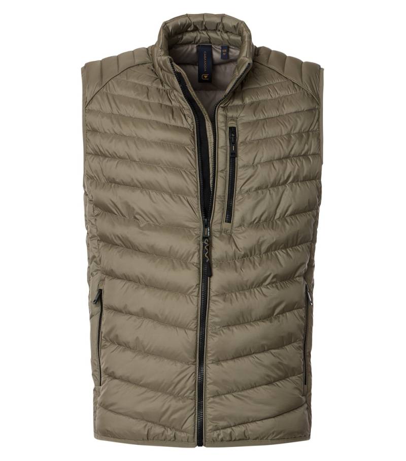 Große Größen Weste uni, Herren, braun, Größe: L, Synthetische Fasern, Happy Size DE Men von CASAMODA