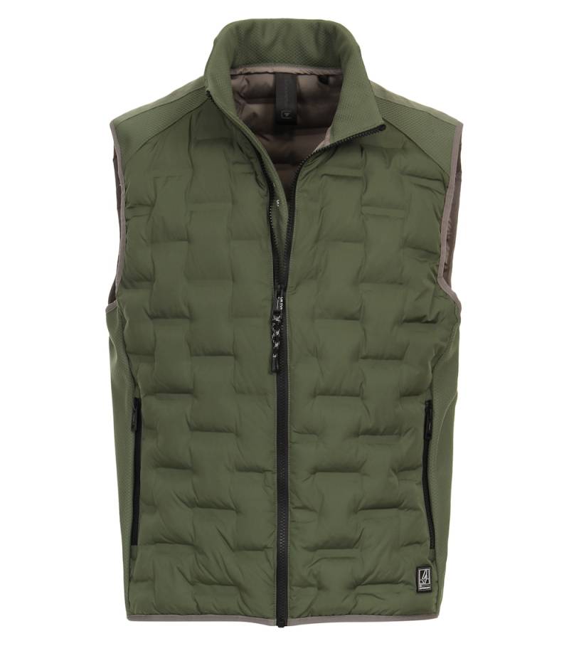 Große Größen Weste uni, Herren, braun, Größe: XL, Polyester, Happy Size DE Men von CASAMODA