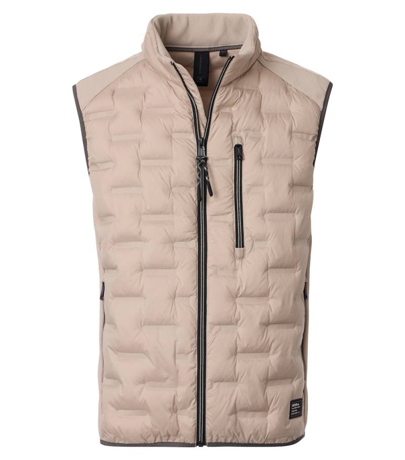 Große Größen Weste uni, Herren, orange, Größe: 4XL, Polyester, Happy Size DE Men von CASAMODA