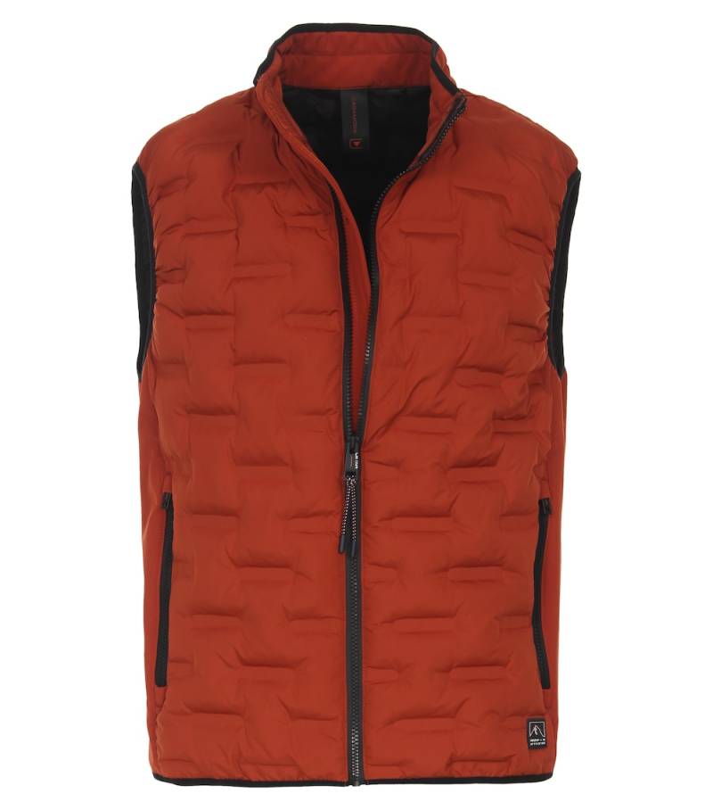 Große Größen Weste uni, Herren, orange, Größe: L, Polyester, Happy Size DE Men von CASAMODA