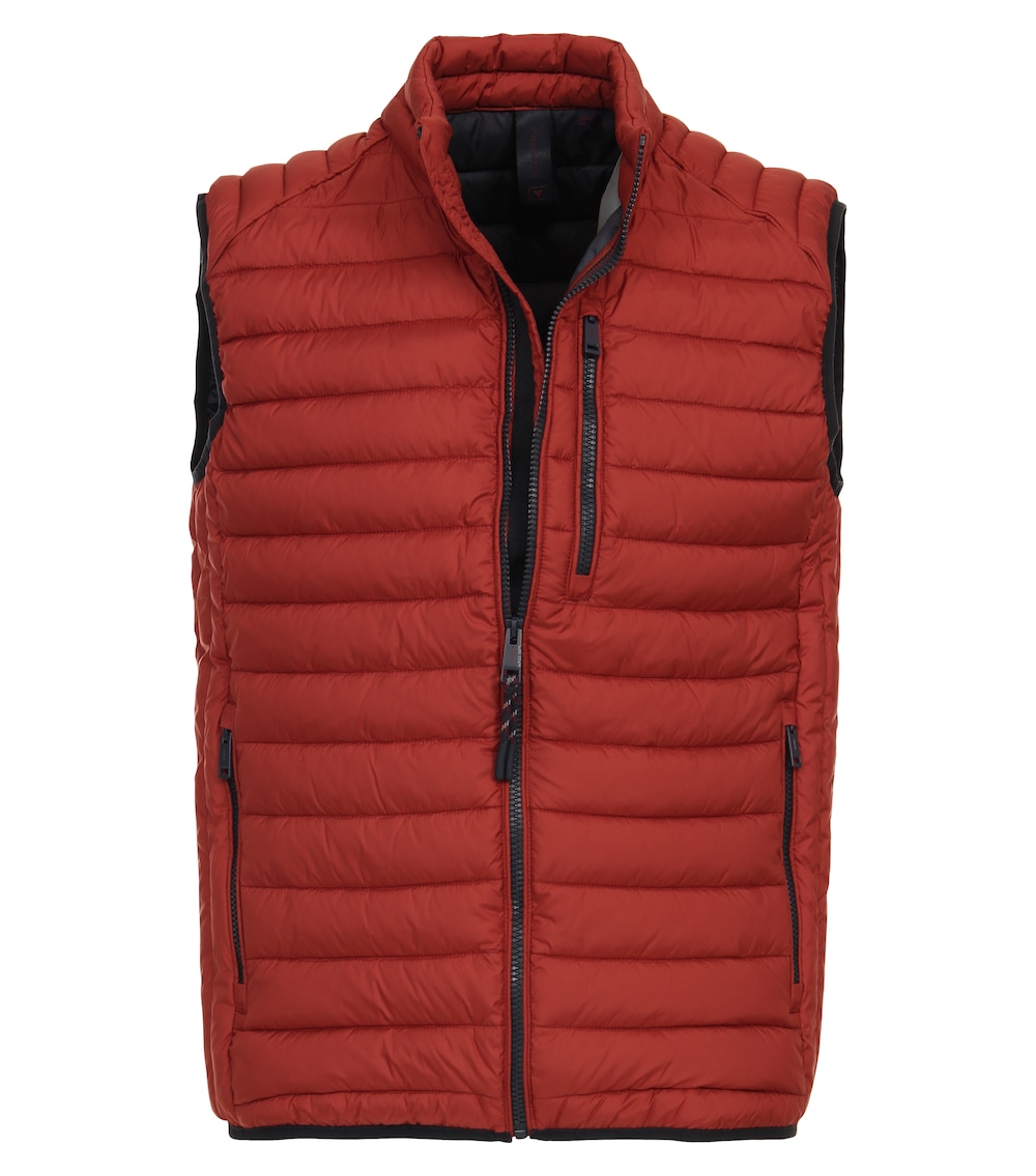 Große Größen Weste uni, Herren, orange, Größe: XL, Polyester, Happy Size DE Men von CASAMODA