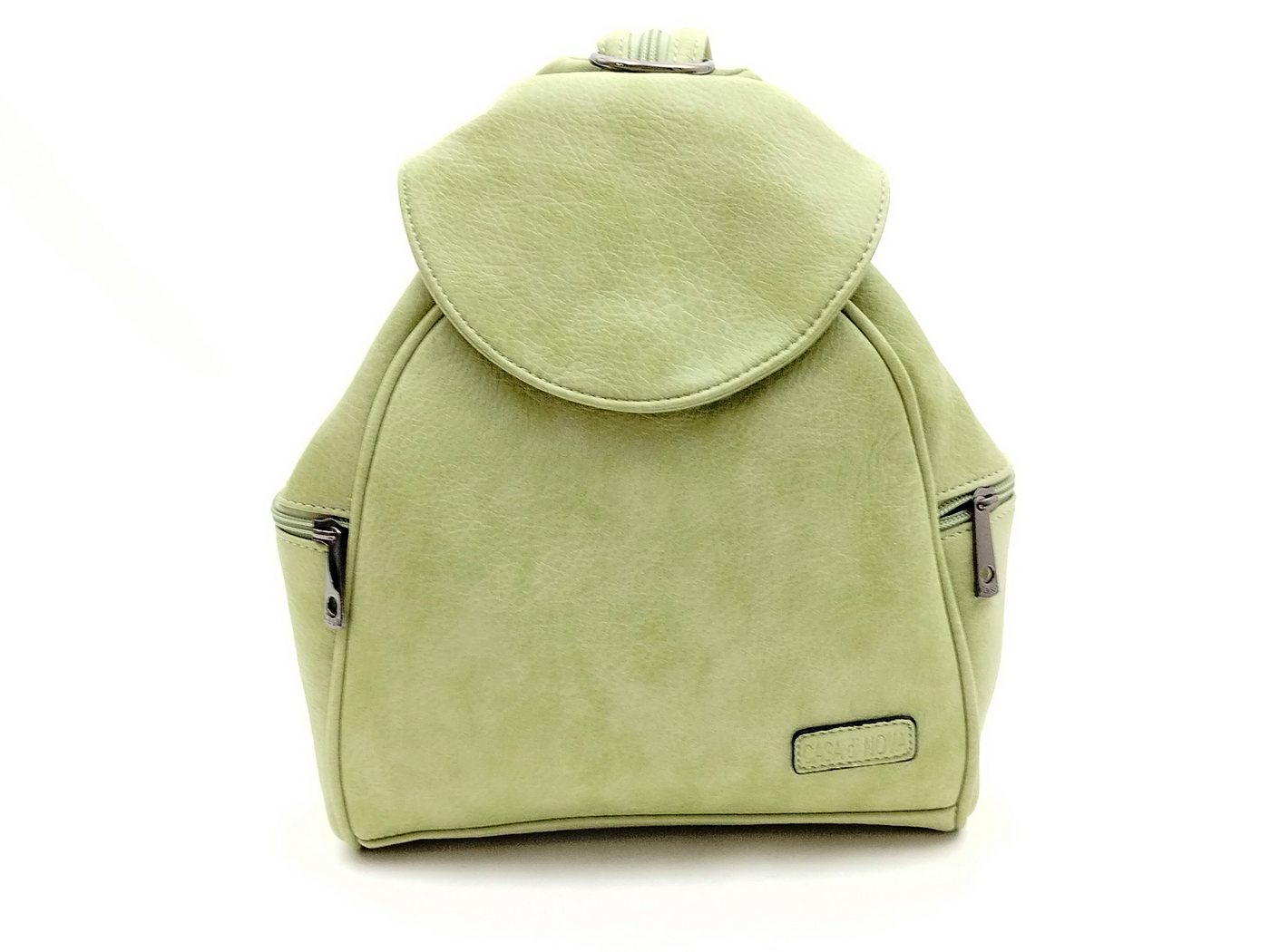 CASAdiNOVA Cityrucksack Casa di NOVA kleiner Damenrucksack pistazie von CASAdiNOVA