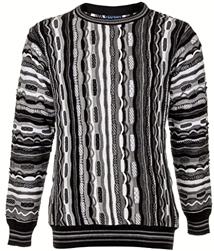 CASCALLO Deluxe Luxus Strickpullover edler Rundhalspullover Giovanni (3XL) von CASCALLO