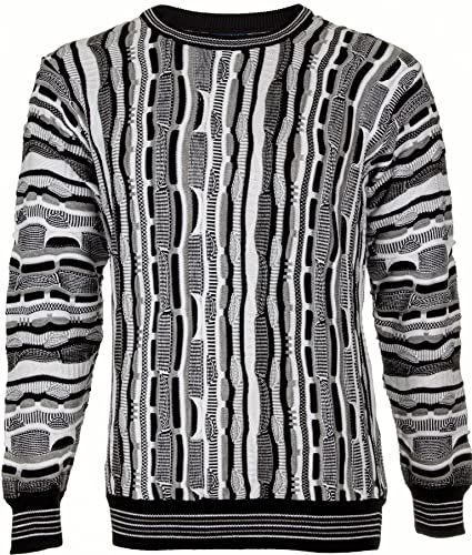 CASCALLO Strickpullover Herren | Style: Aurelio | Gestrickter Luxus Designer Rundhals-Pullover (3XL) von CASCALLO