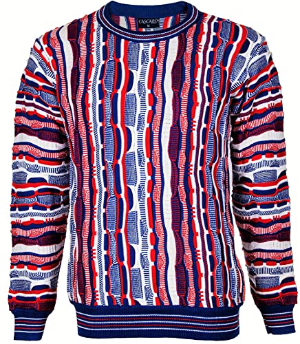 CASCALLO Strickpullover Herren | Style: Benito | Gestrickter Luxus Designer Rundhals-Pullover (XL) von CASCALLO
