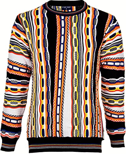 CASCALLO Strickpullover Herren | Style: Vito | Gestrickter Luxus Designer Rundhals-Pullover (XXL) von CASCALLO