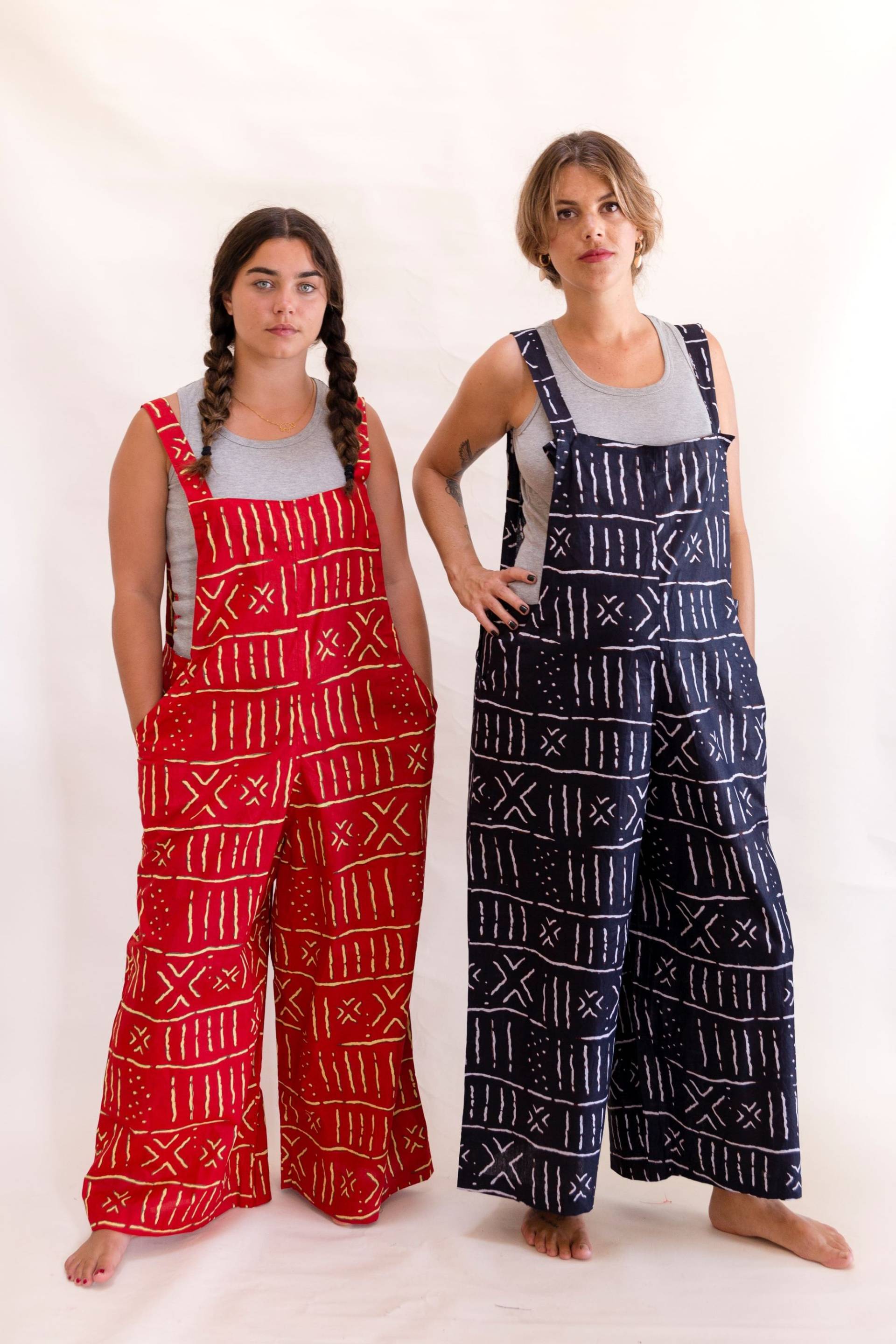 Oversize Bogolan Insgesamt von CASCASCLOTHING