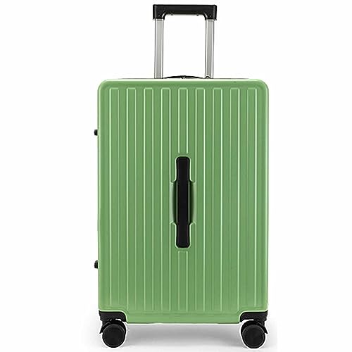 CASEGO Koffer mit Mehreren Griffen, 28 Zoll, großer Aufbewahrungswagen, Verstellbarer Universal-Rollwagen-Koffer für Männer und Frauen (Green 24 inch) von CASEGO