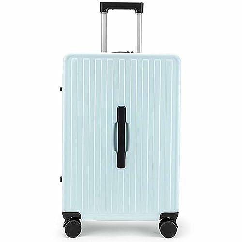 CASEGO Koffer mit Mehreren Griffen, 28 Zoll, großer Aufbewahrungswagen, Verstellbarer Universal-Rollwagen-Koffer für Männer und Frauen (Light Blue 26 inch) von CASEGO