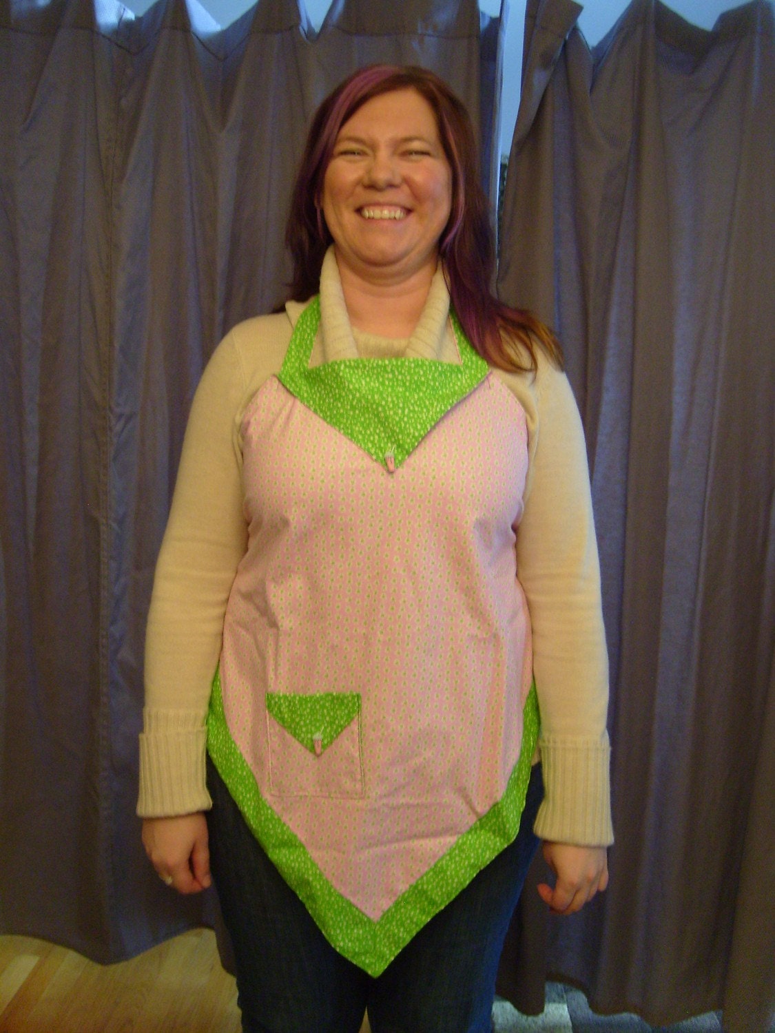 Weiße Blumen - Küchenschürze von CASESPLUS