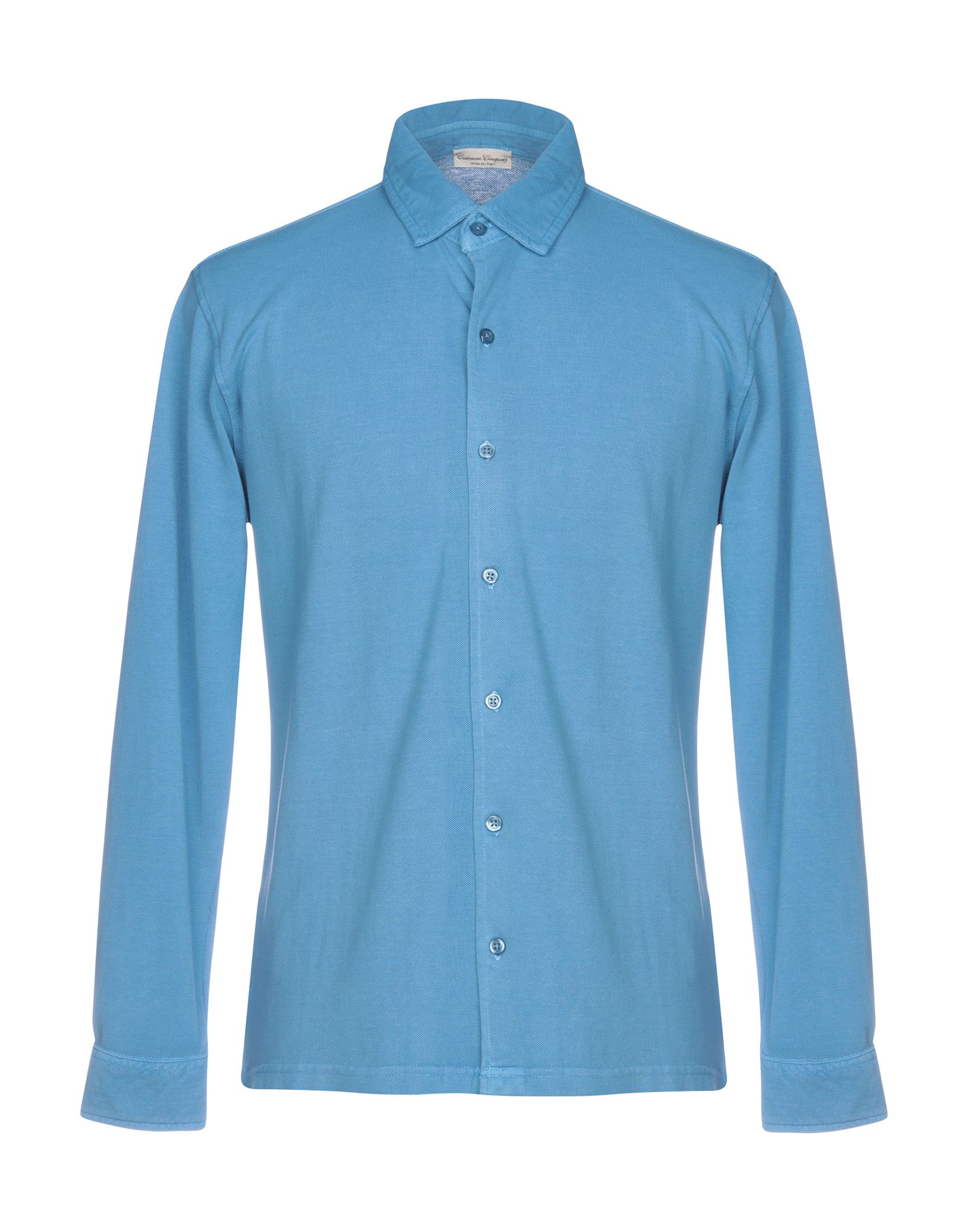 CASHMERE COMPANY Hemd Herren Azurblau CASHMERE COMPANY Hemd Herren Azurblau von CASHMERE COMPANY
