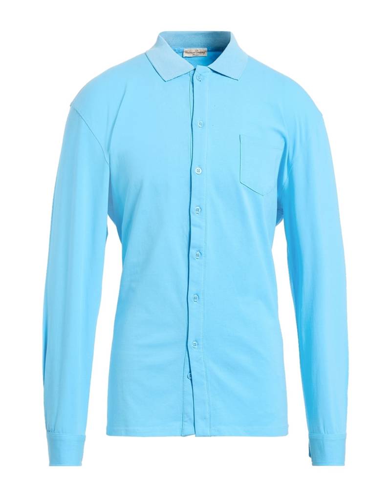 CASHMERE COMPANY Hemd Herren Himmelblau von CASHMERE COMPANY