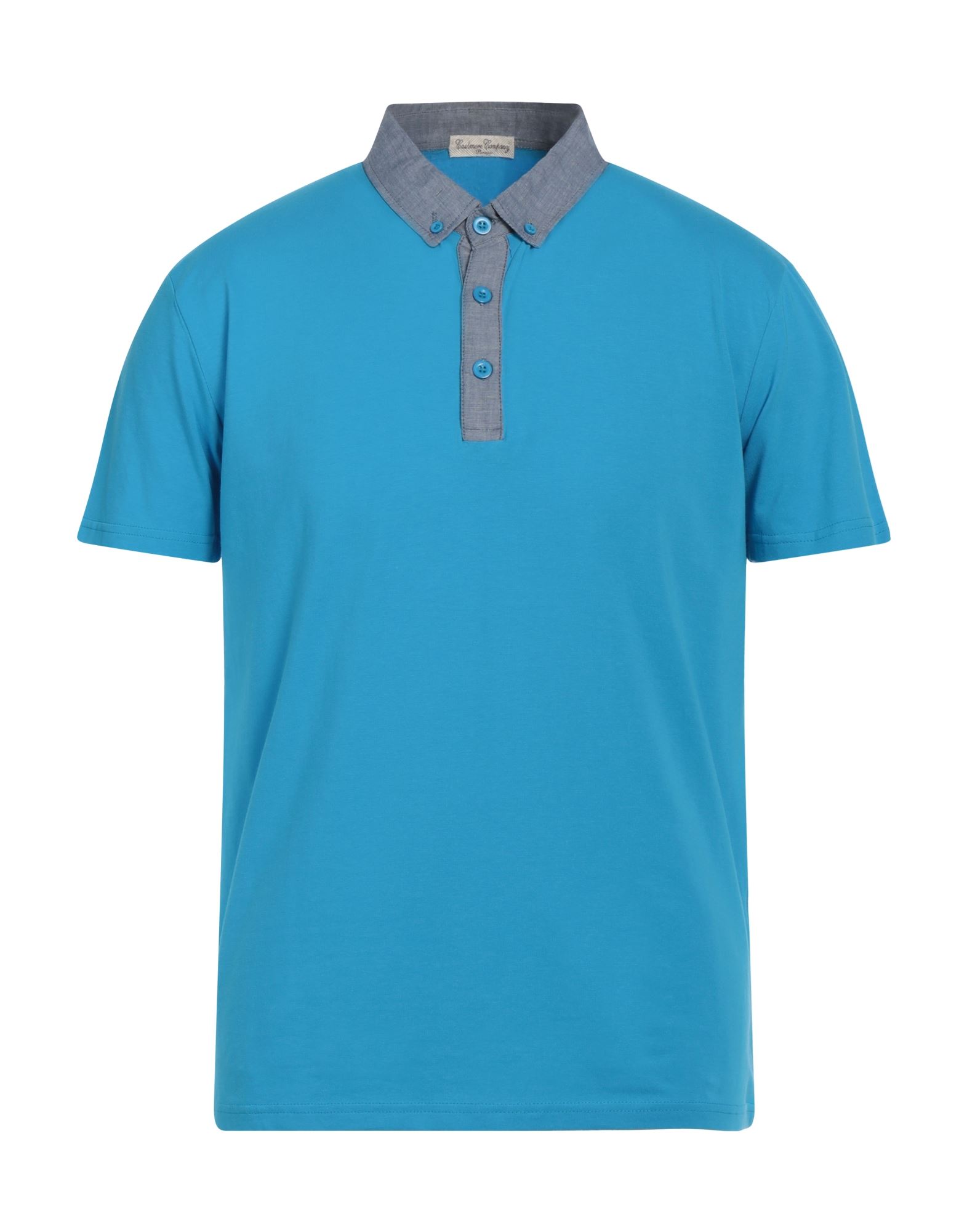 CASHMERE COMPANY Poloshirt Herren Azurblau von CASHMERE COMPANY