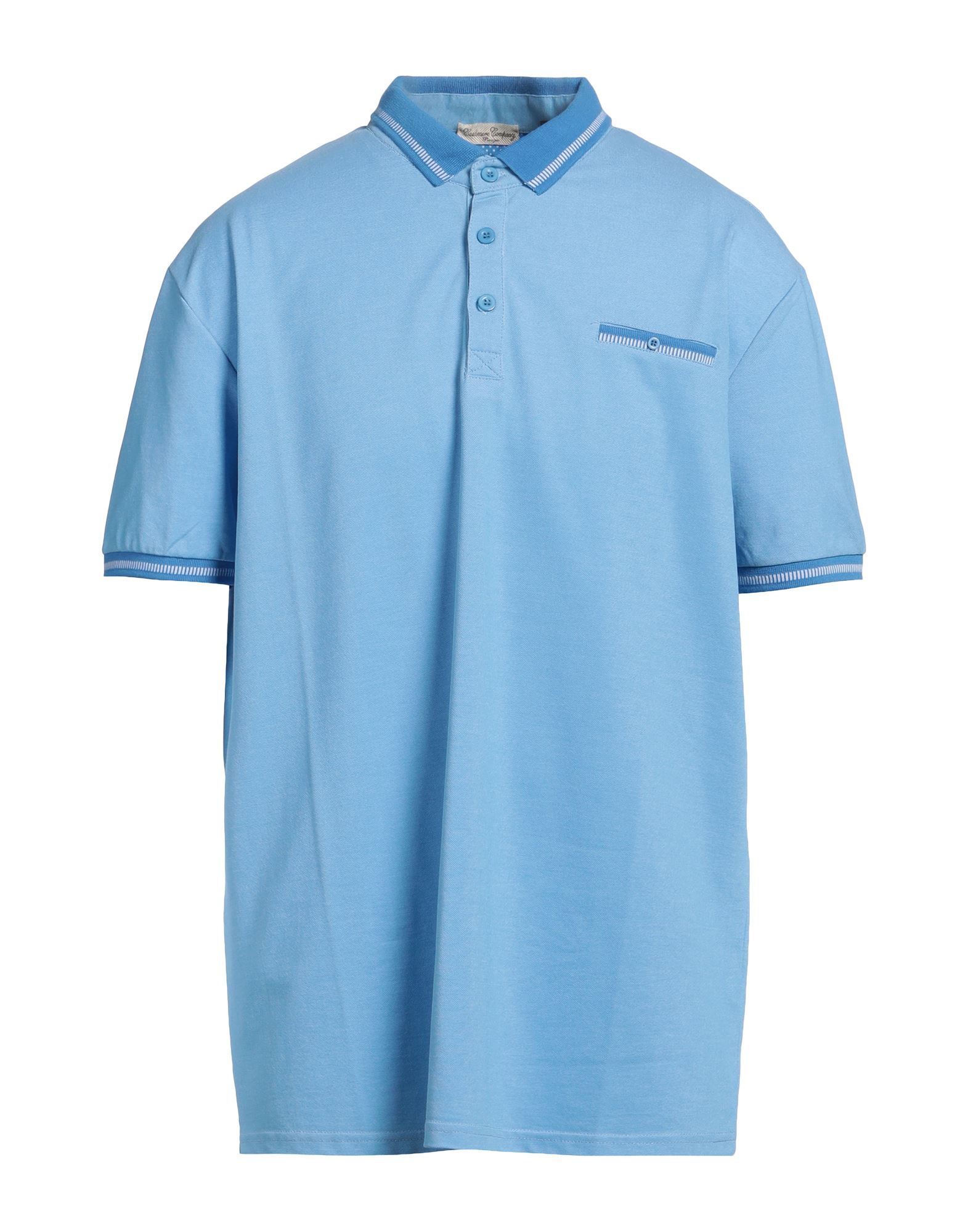 CASHMERE COMPANY Poloshirt Herren Himmelblau von CASHMERE COMPANY