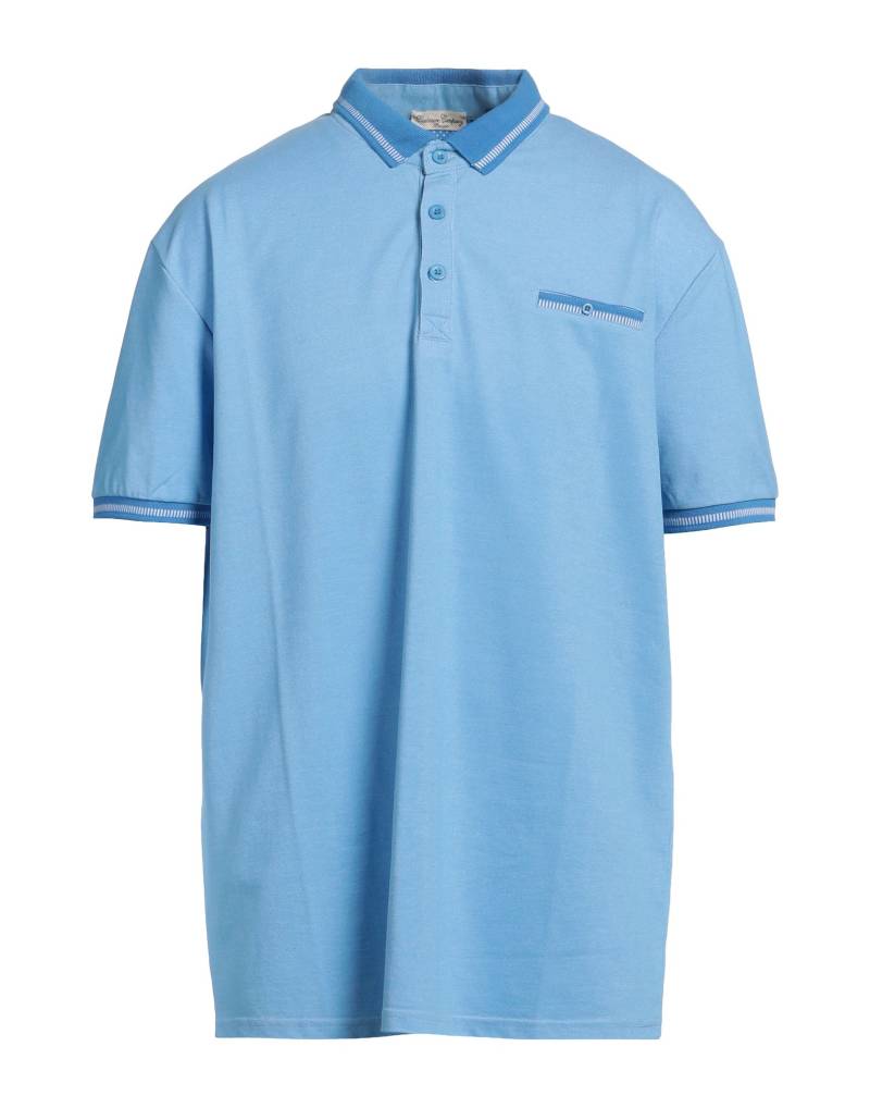 CASHMERE COMPANY Poloshirt Herren Himmelblau von CASHMERE COMPANY