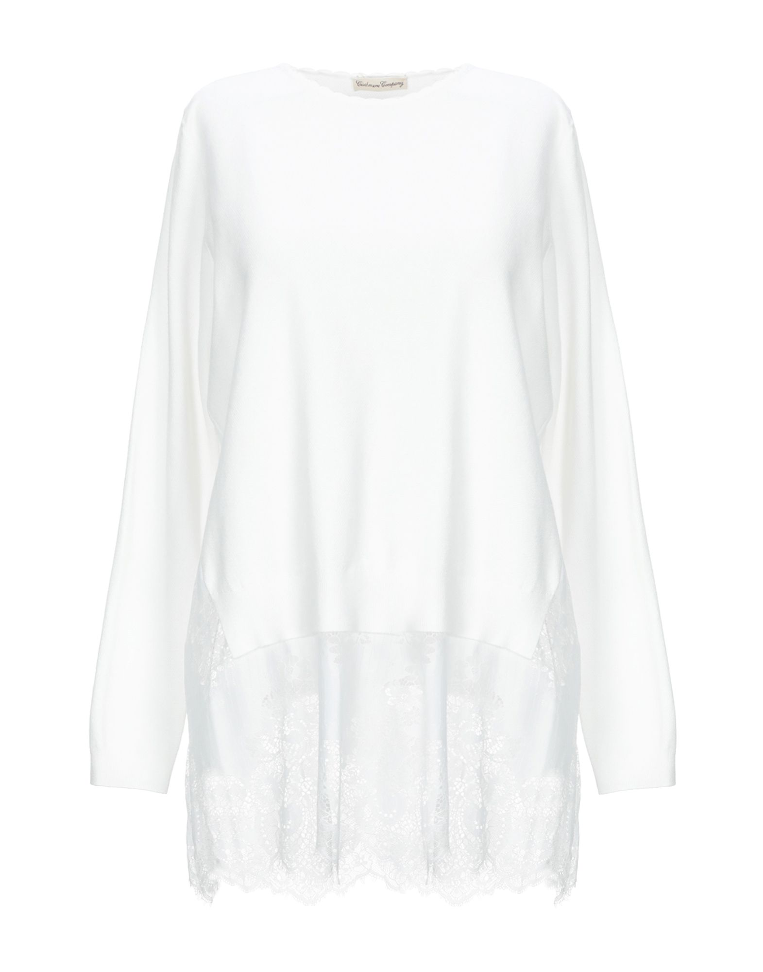 CASHMERE COMPANY Pullover Damen Weiß von CASHMERE COMPANY