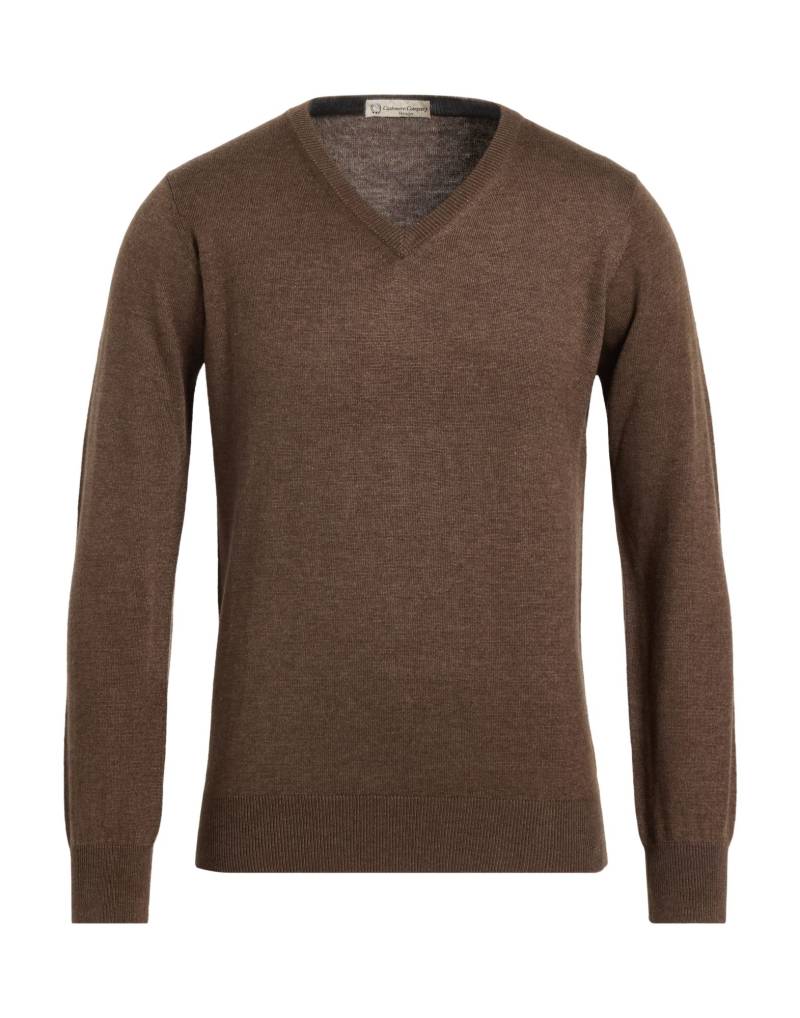 CASHMERE COMPANY Pullover Herren Braun von CASHMERE COMPANY