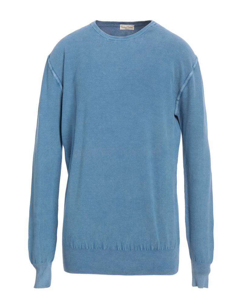 CASHMERE COMPANY Pullover Herren Hellblau von CASHMERE COMPANY