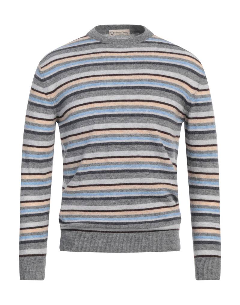 CASHMERE COMPANY Pullover Herren Hellgrau von CASHMERE COMPANY