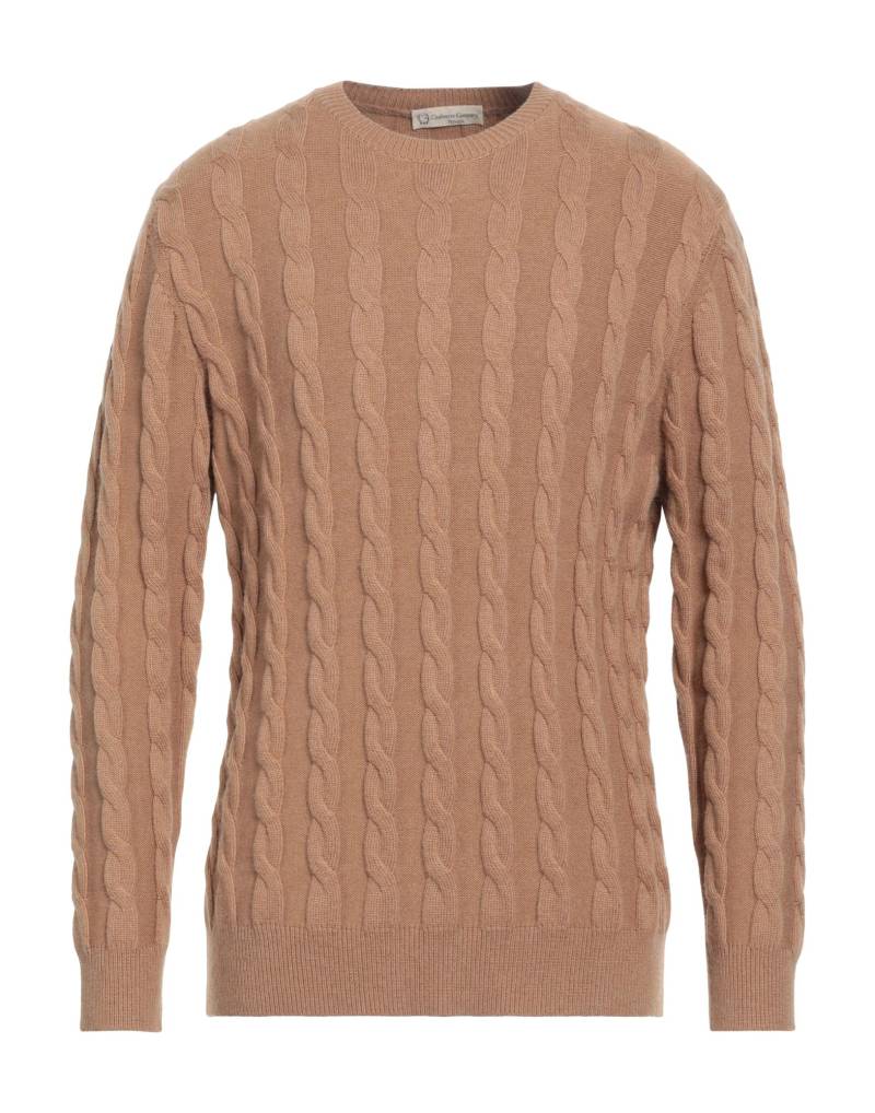 CASHMERE COMPANY Pullover Herren Kamel von CASHMERE COMPANY