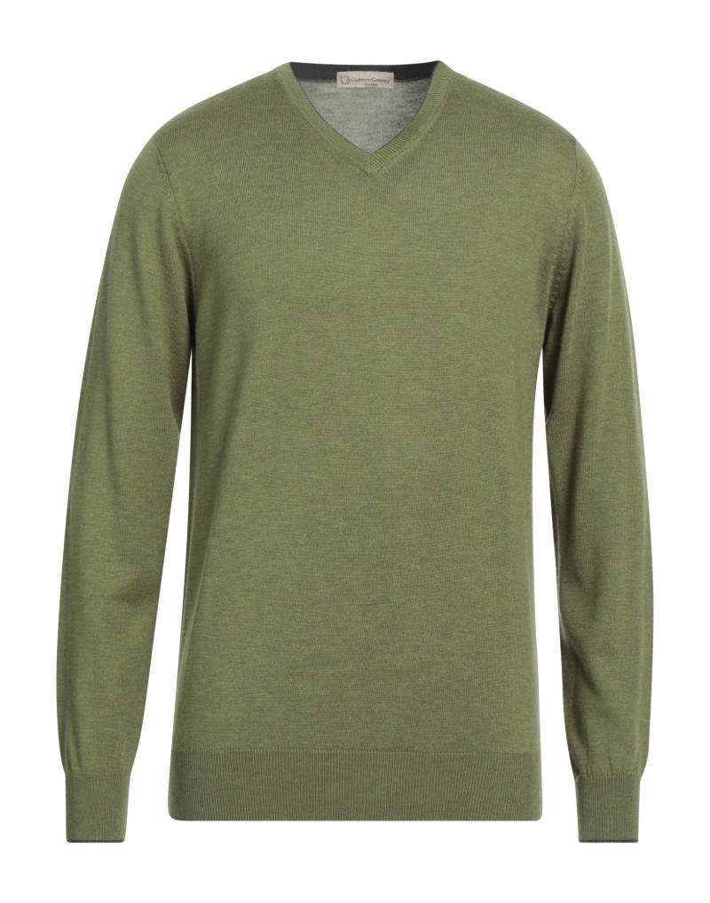 CASHMERE COMPANY Pullover Herren Militärgrün von CASHMERE COMPANY