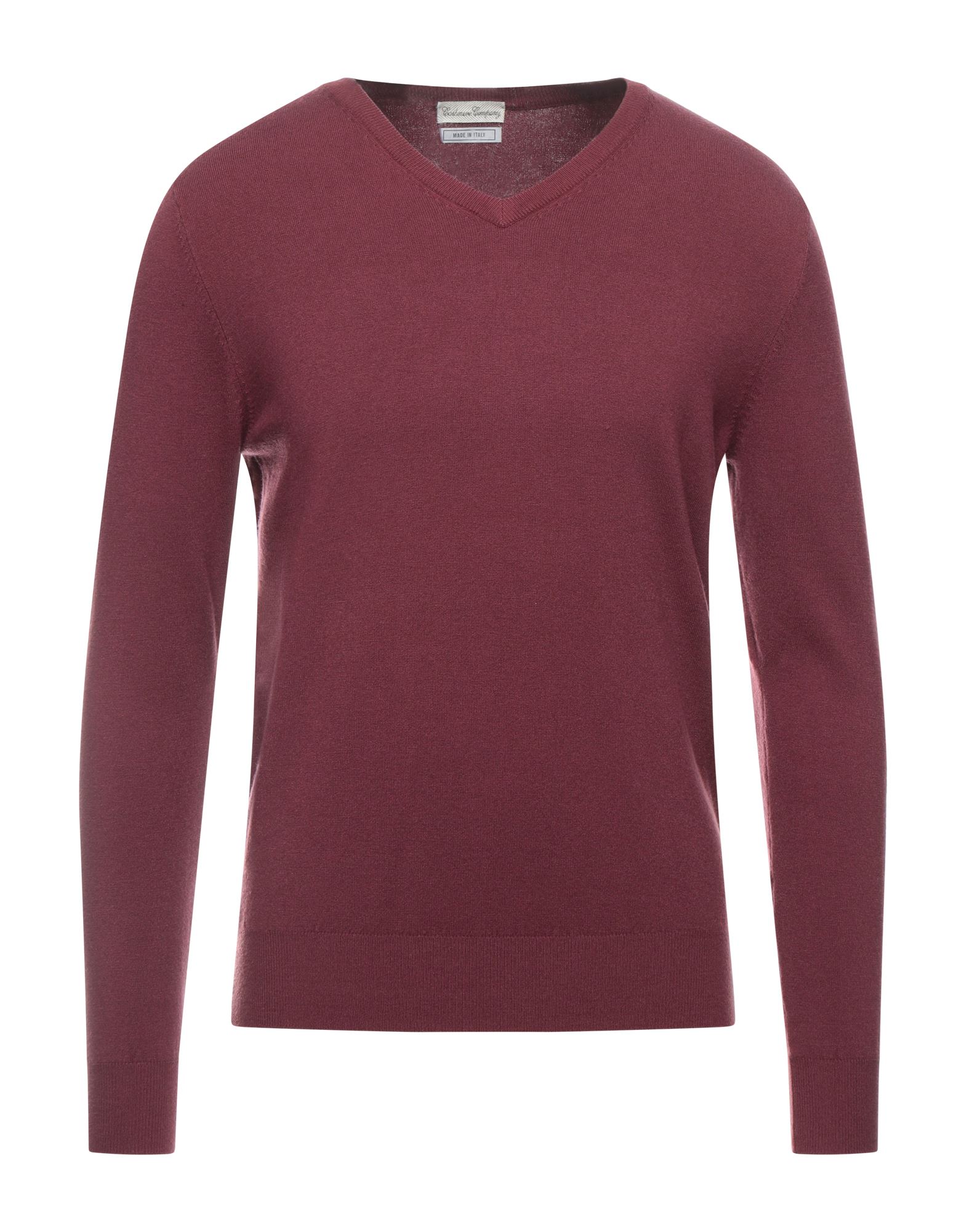 CASHMERE COMPANY Pullover Herren Purpur von CASHMERE COMPANY