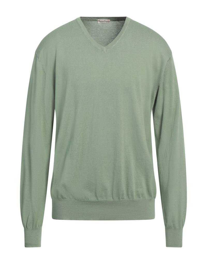 CASHMERE COMPANY Pullover Herren Salbeigrün von CASHMERE COMPANY