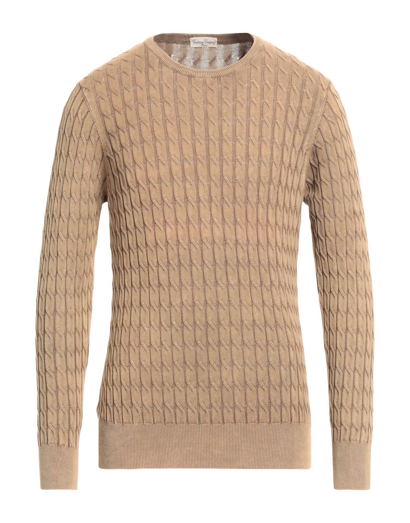 CASHMERE COMPANY Pullover Herren Sand von CASHMERE COMPANY