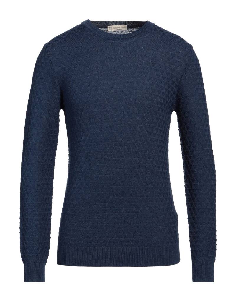 CASHMERE COMPANY Pullover Herren Taubenblau von CASHMERE COMPANY