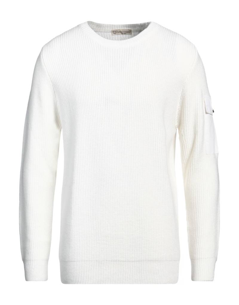 CASHMERE COMPANY Pullover Herren Weiß von CASHMERE COMPANY