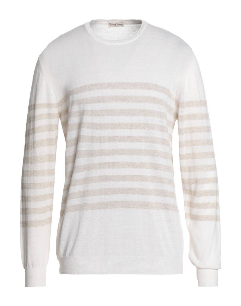 CASHMERE COMPANY Pullover Herren Weiß von CASHMERE COMPANY
