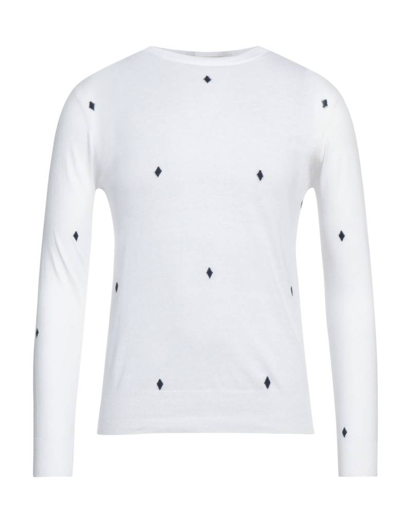 CASHMERE COMPANY Pullover Herren Weiß von CASHMERE COMPANY