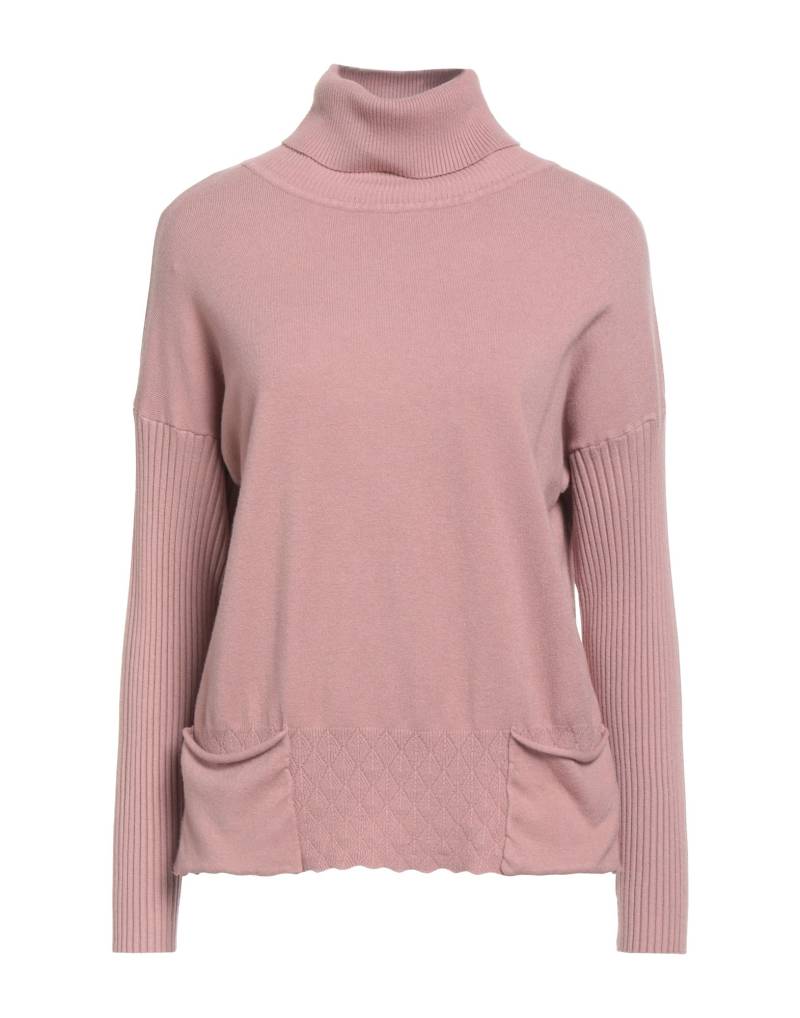CASHMERE COMPANY Rollkragenpullover Damen Antikrosa von CASHMERE COMPANY