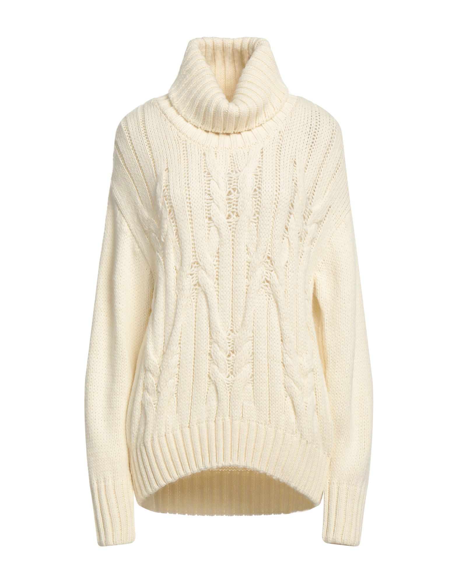 CASHMERE COMPANY Rollkragenpullover Damen Cremeweiß CASHMERE COMPANY Rollkragenpullover Damen Cremeweiß von CASHMERE COMPANY