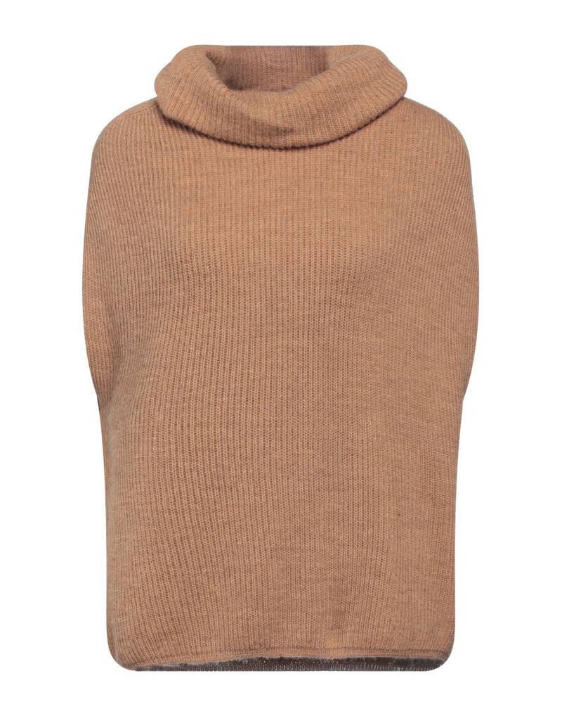 CASHMERE COMPANY Rollkragenpullover Damen Kamel von CASHMERE COMPANY
