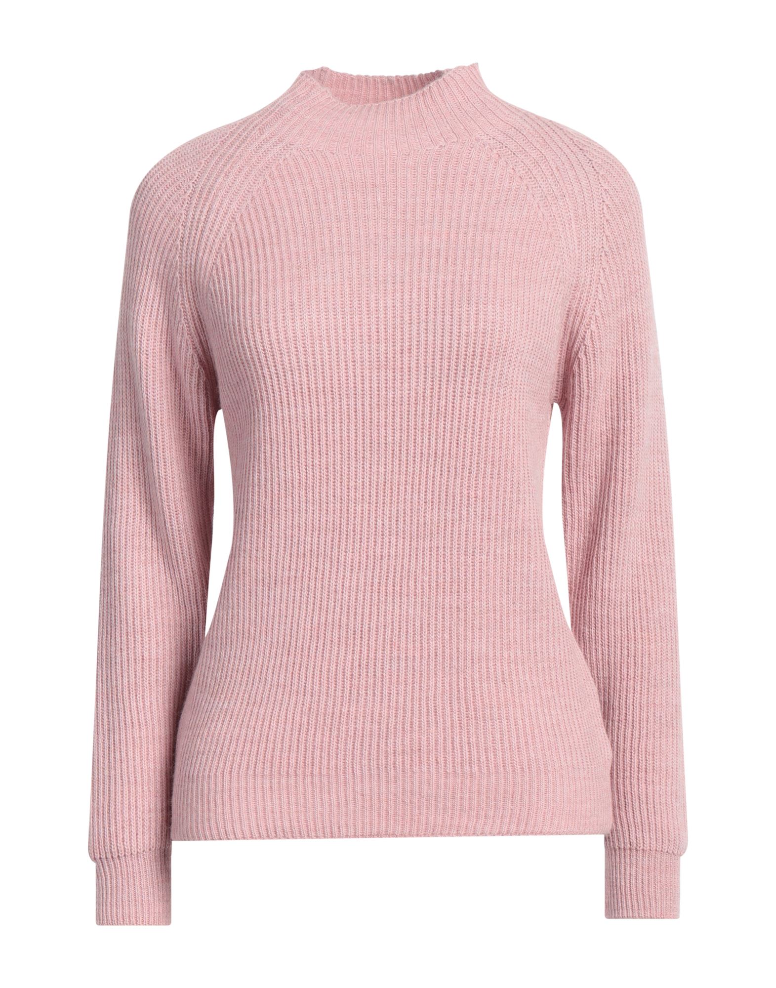 CASHMERE COMPANY Rollkragenpullover Damen Rosa von CASHMERE COMPANY