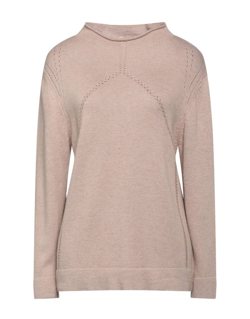 CASHMERE COMPANY Rollkragenpullover Damen Sand von CASHMERE COMPANY