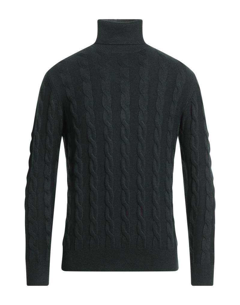 CASHMERE COMPANY Rollkragenpullover Herren Dunkelgrün von CASHMERE COMPANY