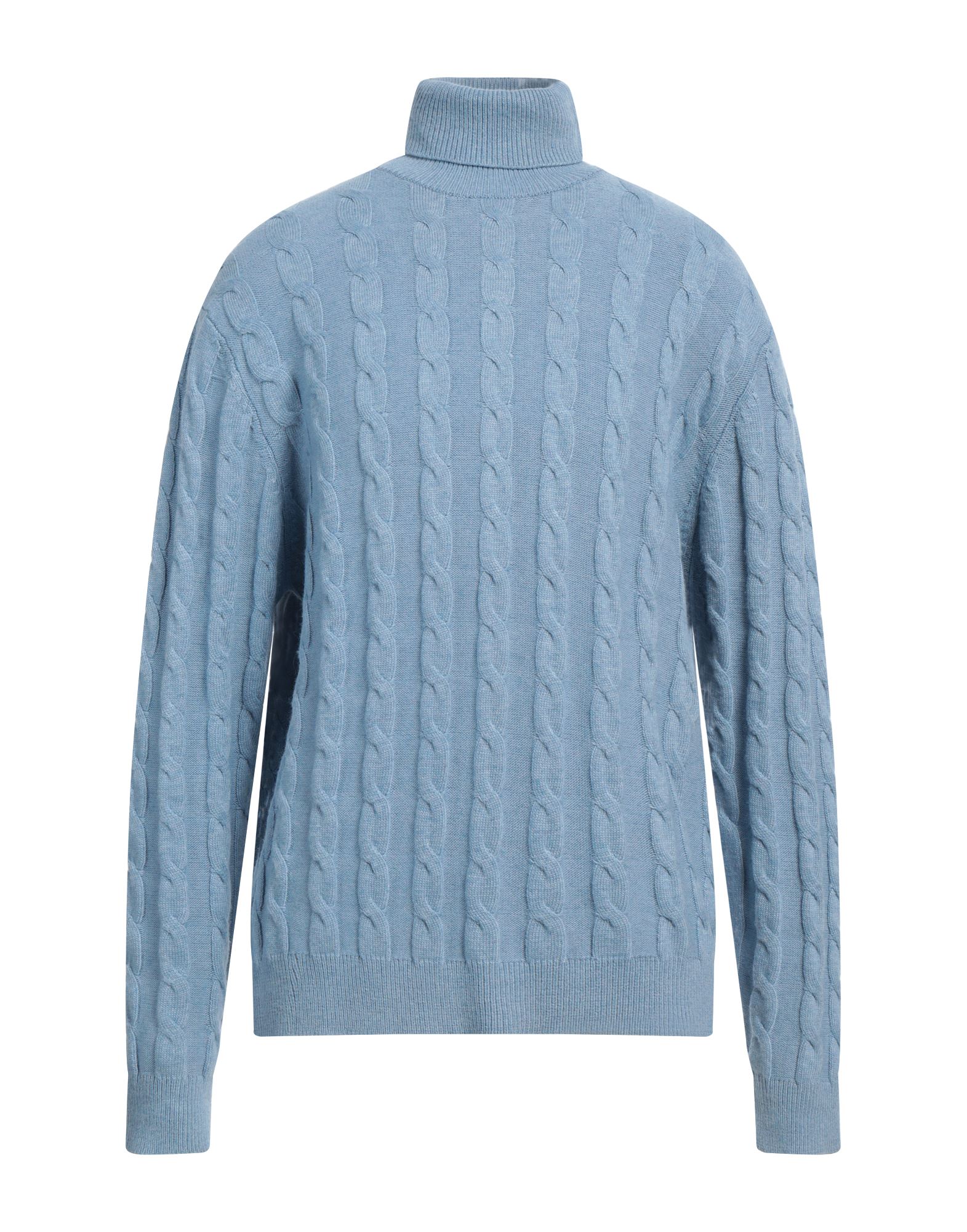 CASHMERE COMPANY Rollkragenpullover Herren Hellblau CASHMERE COMPANY Rollkragenpullover Herren Hellblau von CASHMERE COMPANY